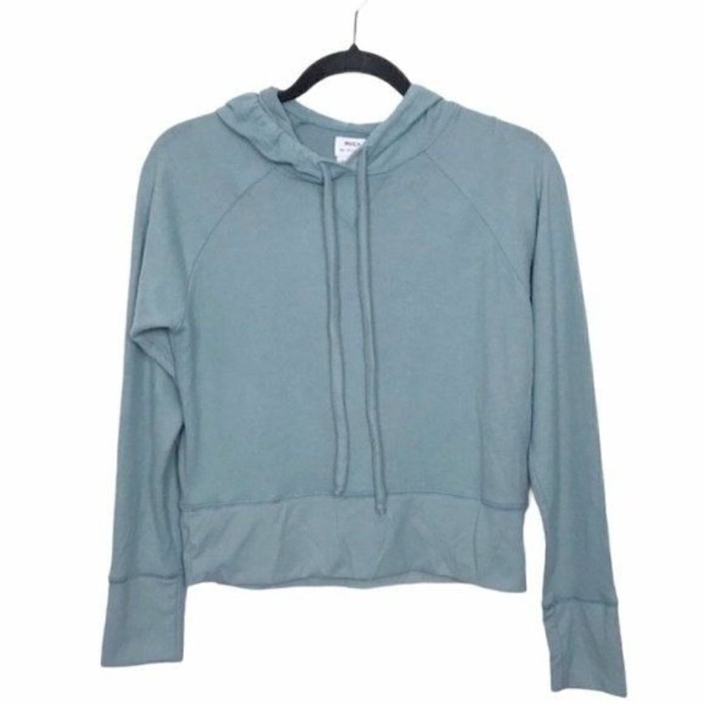 RVCA Blue Night Off Pullover Hoodie Sweater XS